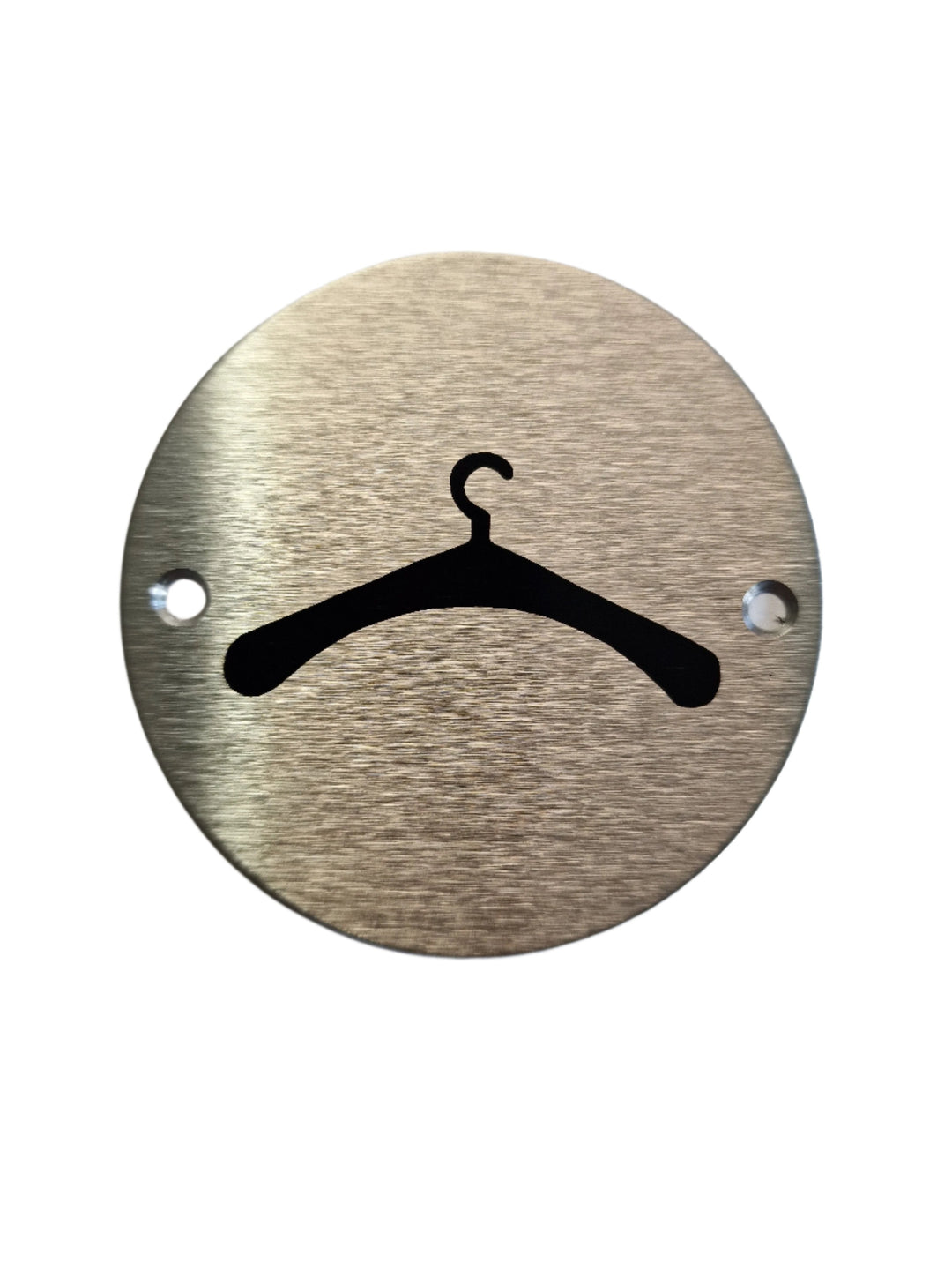 Arkitur stainless Round Cloakroom Door Symbol Disc