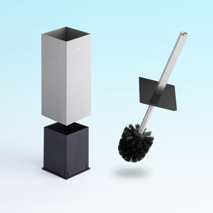 JNF Quadro Series Free Standing Toilet Brush Holder