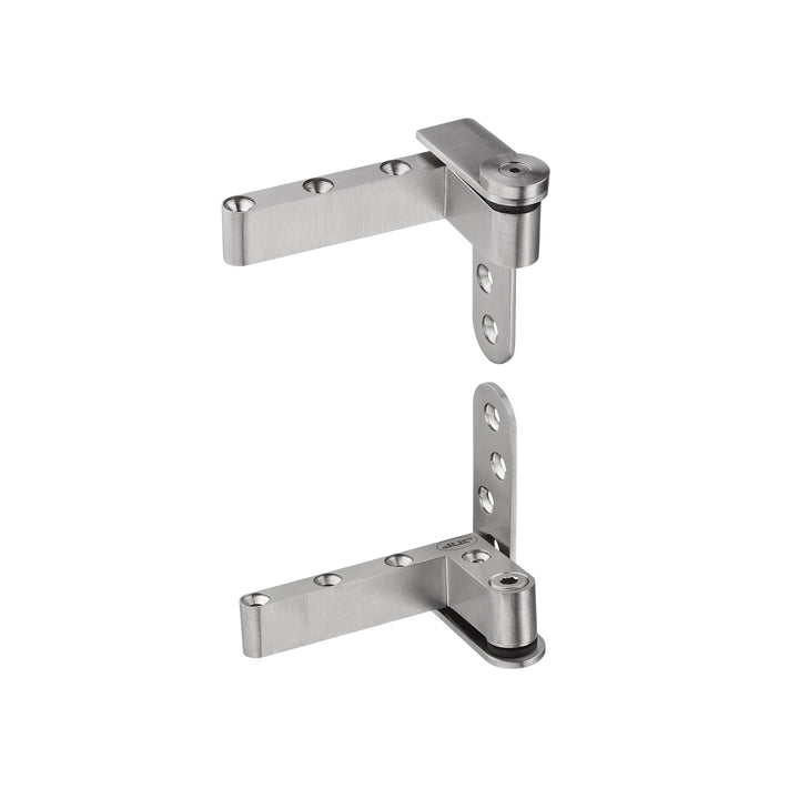 JNF satin stainless steel 40kgs Pivot Hinge set