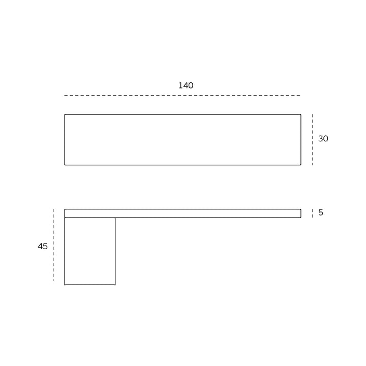 JNF GEO 153 Square Lever Handle Set