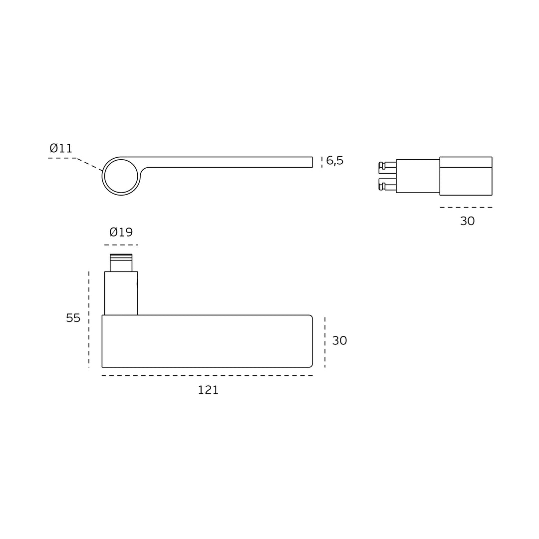 JNF OUTLINE 310 Lever Handle Set