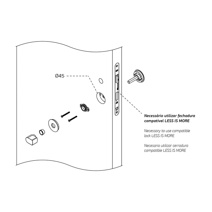 JNF Less is More WC Turn and Release Set without Indicator