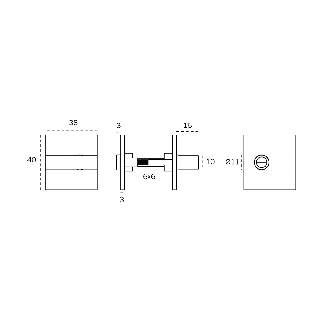 JNF Geometric Slim WC Turn and Release Set