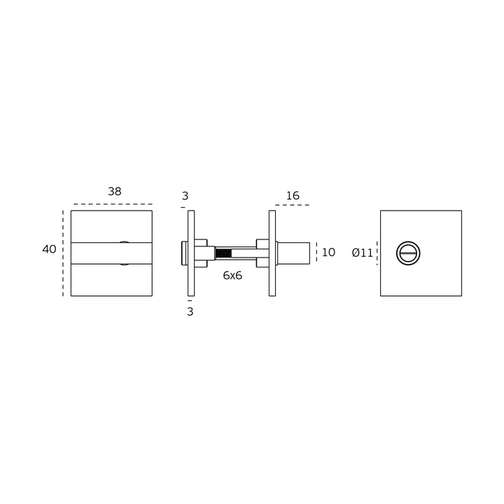 JNF Geometric Slim WC Turn and Release Set