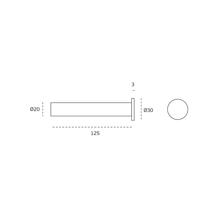 JNF Tonda Projecting Toilet Roll Holder