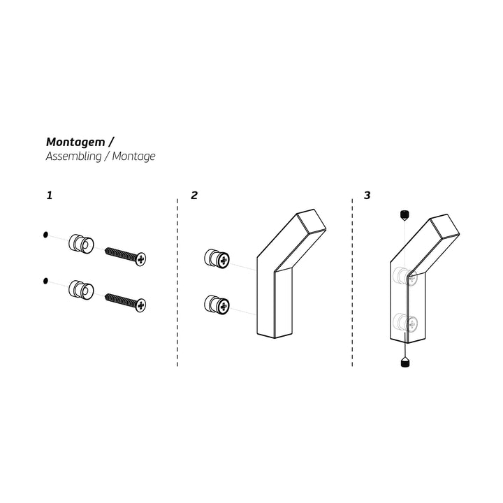 JNF Quadro Series Coat Hook