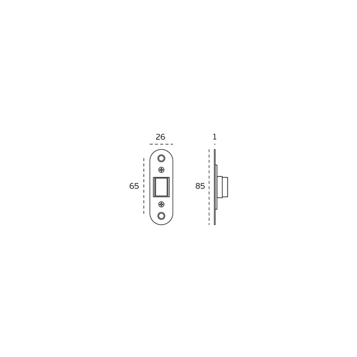 JNF Magnetic Tubular Latch