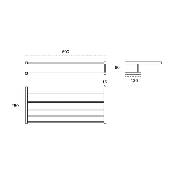 JNF Quadro Series Towel Shelf