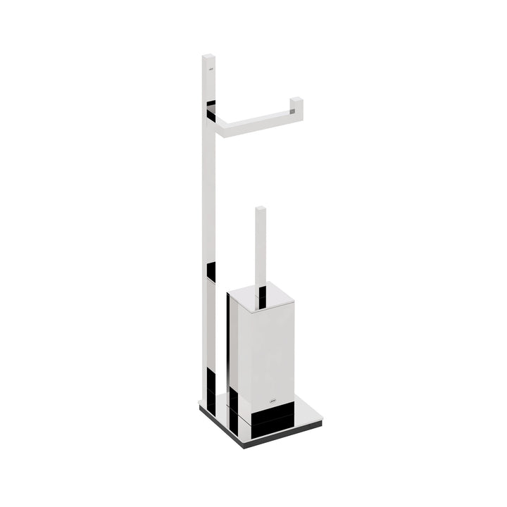 JNF Quadro Series Toilet Brush with Paper Holder