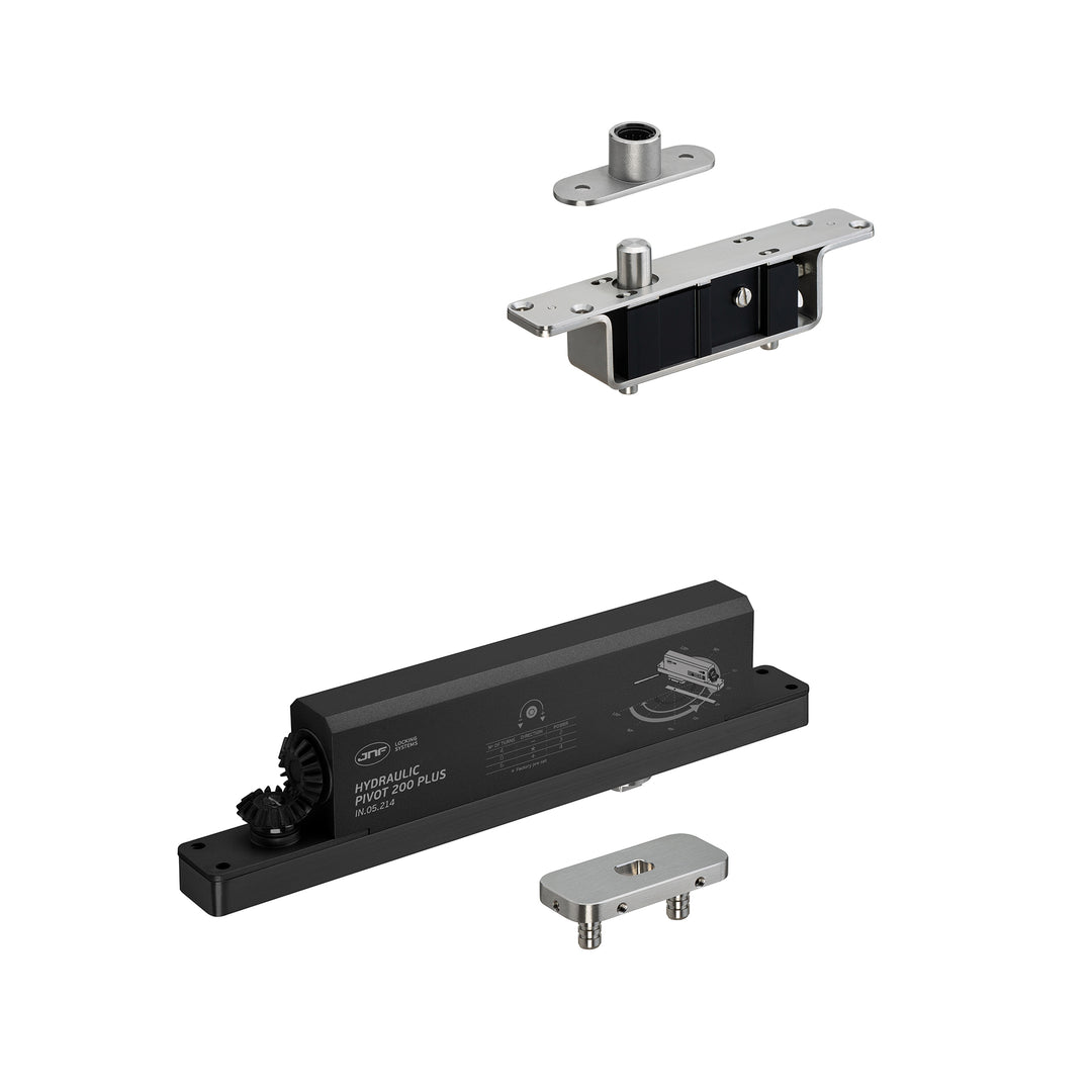 JNF Double action 200kgs sprung timber door pivot hinge set