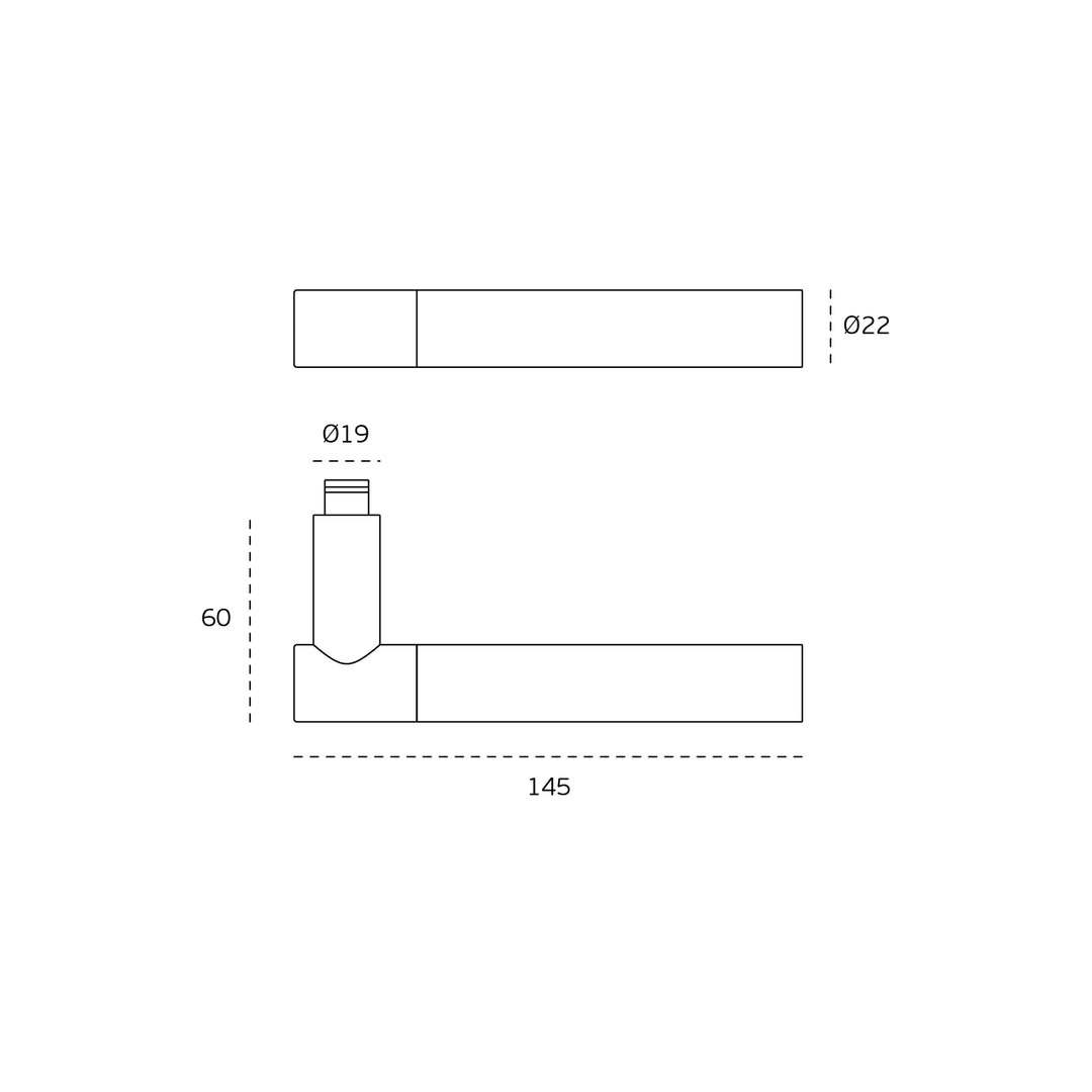 JNF LOFT Lever Handle Set