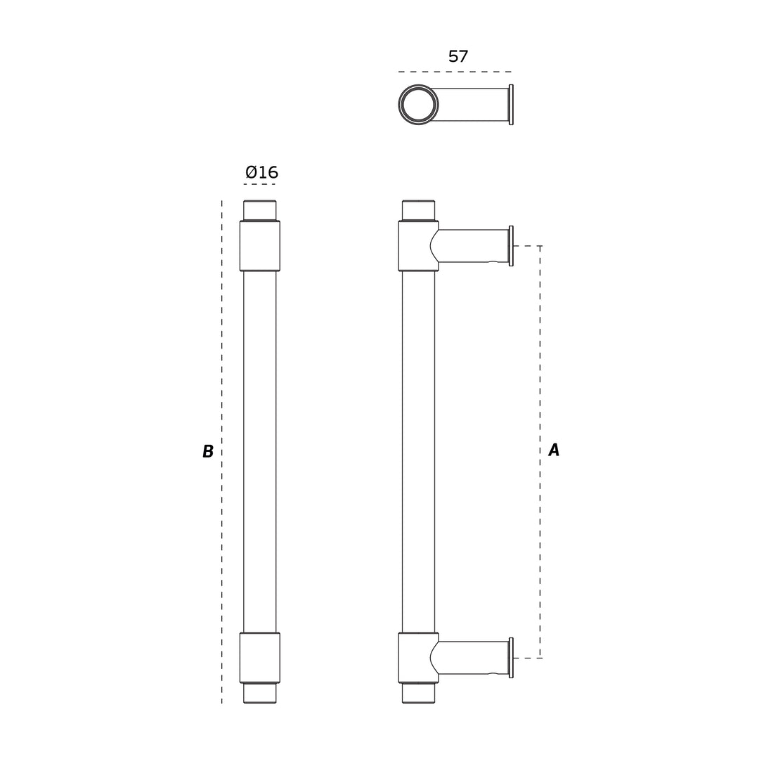 JNF Natur 16mm Pull Handles