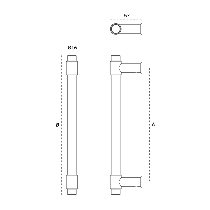 JNF Natur 16mm Pull Handles