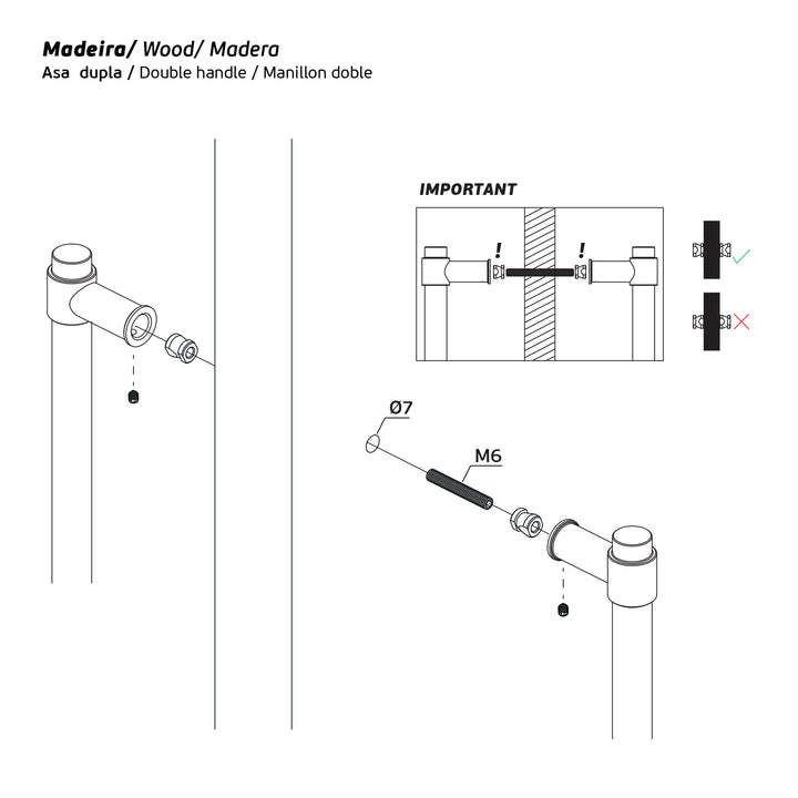 JNF Natur 16mm Pull Handles