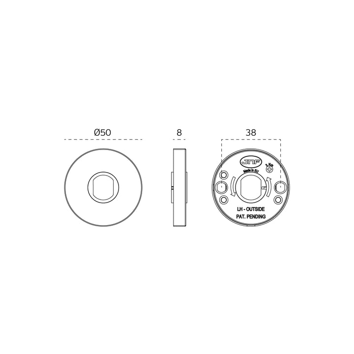 JNF ORGANIC 77 Lever Handles Set