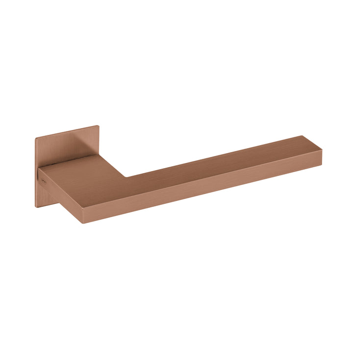 JNF Geometric Slim Q Lever Handle on Square Rose