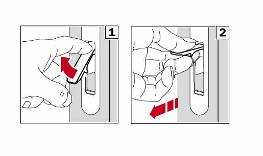 AGB Sliding Door Square Turn and Release Lockset