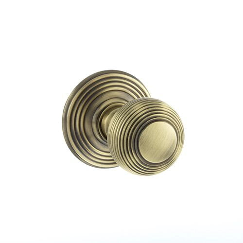 Atlantic Old English Ripon Round Reeded Mortice Knob