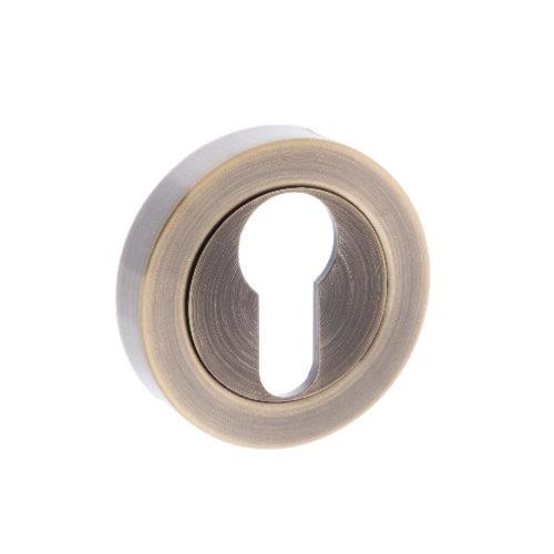 Atlantic Old English Round Euro Profile Cylinder Escutcheon