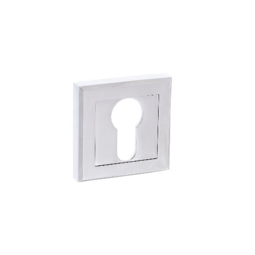 Atlantic Status Square Euro Profile Cylinder Escutcheon