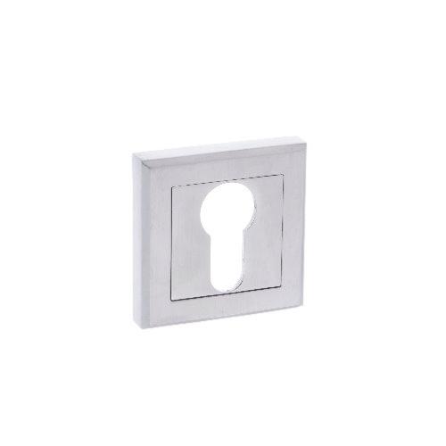 Atlantic Status Square Euro Profile Cylinder Escutcheon