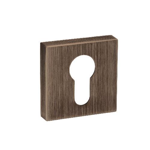 Atlantic Forme Square Euro Profile Cylinder Escutcheon