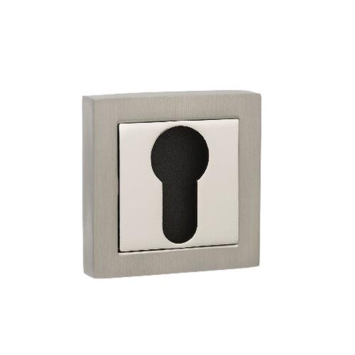 Atlantic Senza Pari Square Euro Profile Cylinder Escutcheon