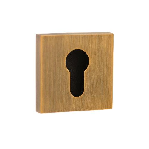 Atlantic Senza Pari Square Euro Profile Cylinder Escutcheon