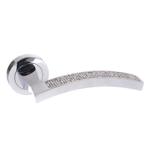 Atlantic Senza Pari Crystal Lever on Round Rose