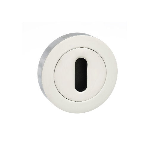 Atlantic Senza Pari Round Lever Key Escutcheon