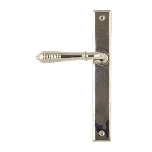 From the Anvil Reeded Slimline Sprung Lever Latch Set