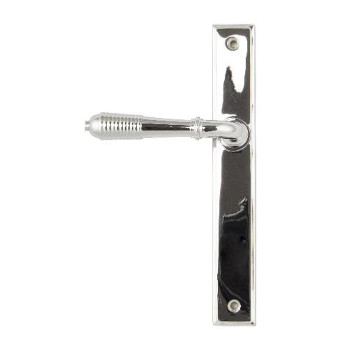 From the Anvil Reeded Slimline Sprung Lever Latch Set