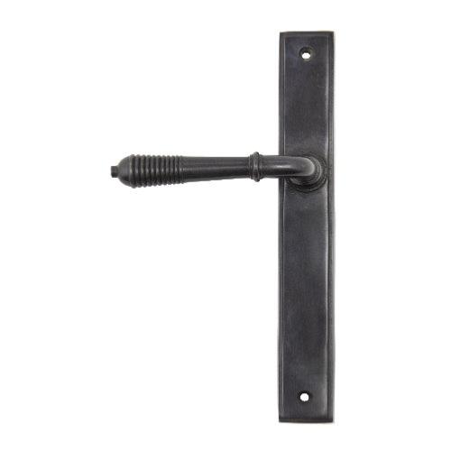 From the Anvil Reeded Slimline Sprung Lever Latch Set