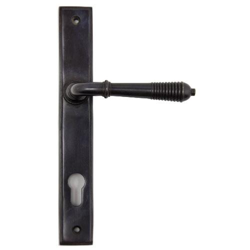 From the Anvil Reeded Slimline Lever Espagnolette Set