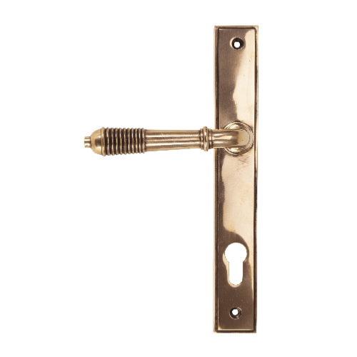 From the Anvil Reeded Slimline Lever Espagnolette Set