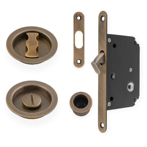 Alexander and Wilks Sliding Door Turn and Release Lockset