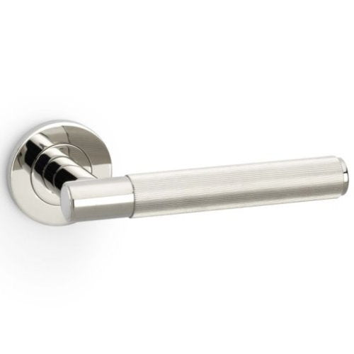 Alexander and Wilks Spitfire Reeded Lever Handle