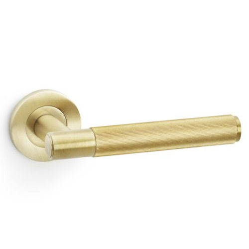 Alexander and Wilks Spitfire Reeded Lever Handle