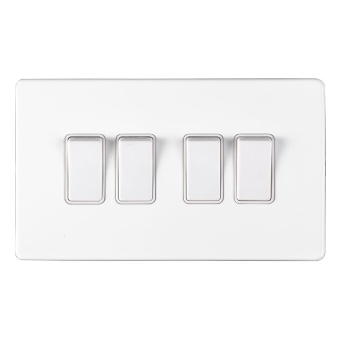 Eurolite Concealed 3mm 4 Gang Switch