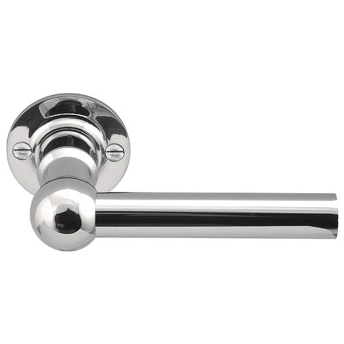 FVL125/52 stainless steel lever handle on rose