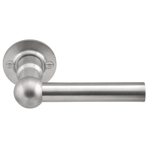 FVL125/52 stainless steel lever handle on rose