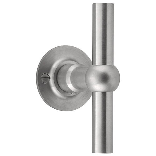 FVT110V52 stainless steel fixed knob on rose