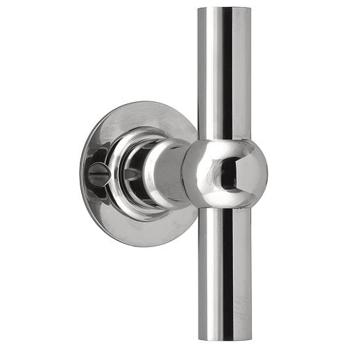 FVT125V/52 stainless steel fixed knob on rose