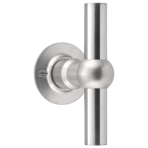 FVT125V/52 stainless steel fixed knob on rose