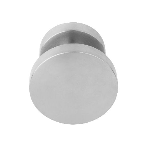 Basics LB701V flat stainless steel centre front door knob pull