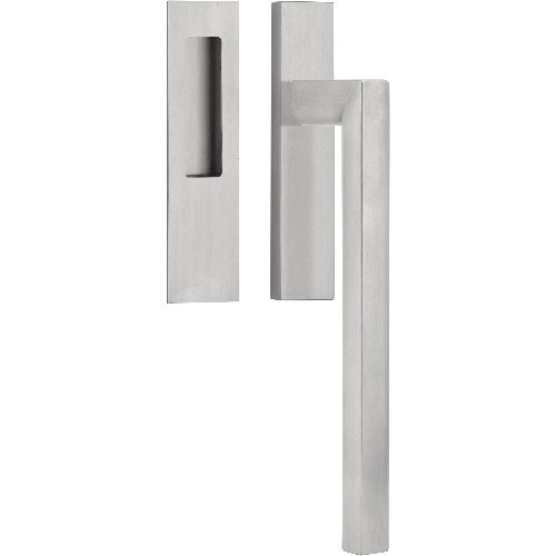 PB231 satin stainless steel lift-up sliding door handle set