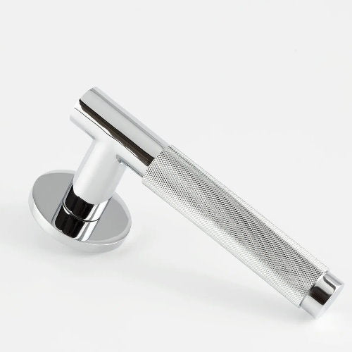 Hard and Ware TSPL2RR1 Smooth and Knurled Lever on Round Rose