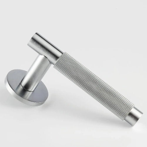 Hard and Ware TSPL2RR1 Smooth and Knurled Lever on Round Rose