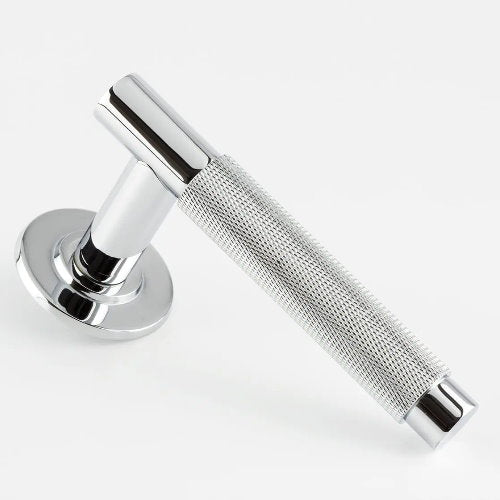 Hard and Ware TNL2RR3 Smooth and Knurled Lever on Stepped Round Rose