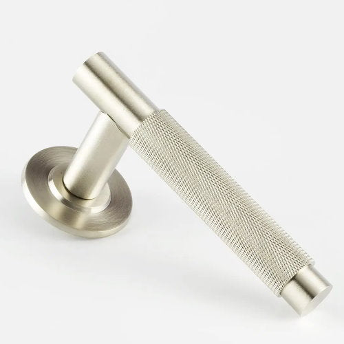 Hard and Ware TNL2RR3 Smooth and Knurled Lever on Stepped Round Rose